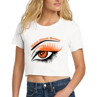Multiple Sclerosis Awareness Eye Design Crop Top