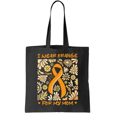 Multiple Sclerosis Awareness I Wear Orange for My Mom Boho Gift Bag