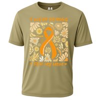 Multiple Sclerosis Awareness I Wear Orange for My Mom Boho Gift Cooling Performance Crew T-Shirt