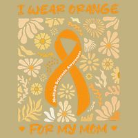 Multiple Sclerosis Awareness I Wear Orange for My Mom Boho Gift Cooling Performance Crew T-Shirt