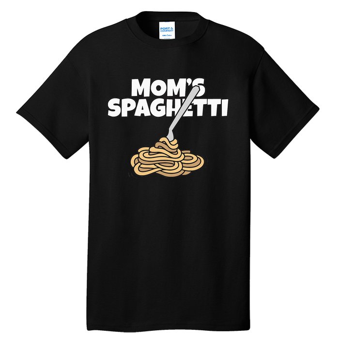 Moms Spaghetti And Meatballs Love Italian Food Gifts Foodies Tall T-Shirt