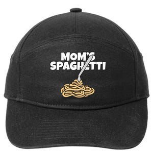 Moms Spaghetti And Meatballs Love Italian Food Gifts Foodies 7-Panel Snapback Hat