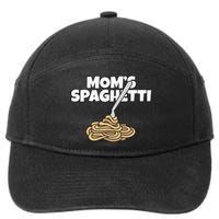 Moms Spaghetti And Meatballs Love Italian Food Gifts Foodies 7-Panel Snapback Hat