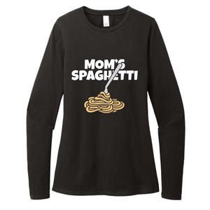 Moms Spaghetti And Meatballs Love Italian Food Gifts Foodies Womens CVC Long Sleeve Shirt