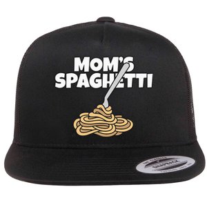 Moms Spaghetti And Meatballs Love Italian Food Gifts Foodies Flat Bill Trucker Hat