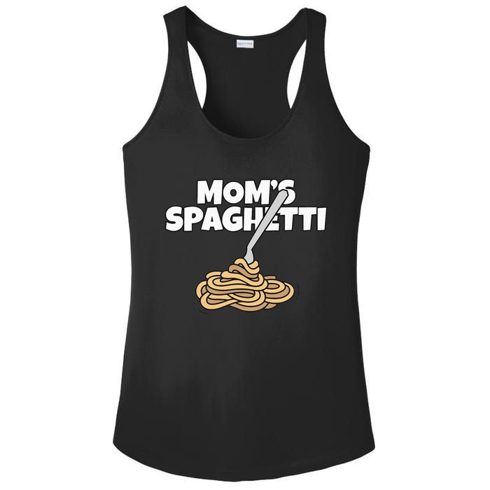 Moms Spaghetti And Meatballs Love Italian Food Gifts Foodies Ladies PosiCharge Competitor Racerback Tank