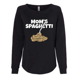 Moms Spaghetti And Meatballs Love Italian Food Gifts Foodies Womens California Wash Sweatshirt