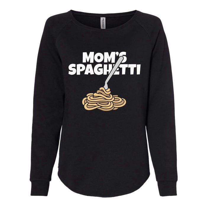 Moms Spaghetti And Meatballs Love Italian Food Gifts Foodies Womens California Wash Sweatshirt