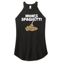 Moms Spaghetti And Meatballs Love Italian Food Gifts Foodies Women's Perfect Tri Rocker Tank