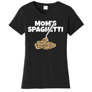 Moms Spaghetti And Meatballs Love Italian Food Gifts Foodies Women's T-Shirt