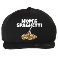 Moms Spaghetti And Meatballs Love Italian Food Gifts Foodies Wool Snapback Cap