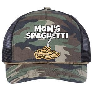 Moms Spaghetti And Meatballs Love Italian Food Gifts Foodies Retro Rope Trucker Hat Cap