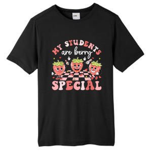 My Students Are Berry Special ValentineS Day Teacher Tall Fusion ChromaSoft Performance T-Shirt