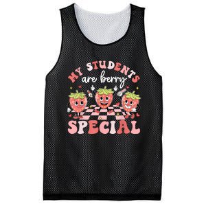 My Students Are Berry Special ValentineS Day Teacher Mesh Reversible Basketball Jersey Tank