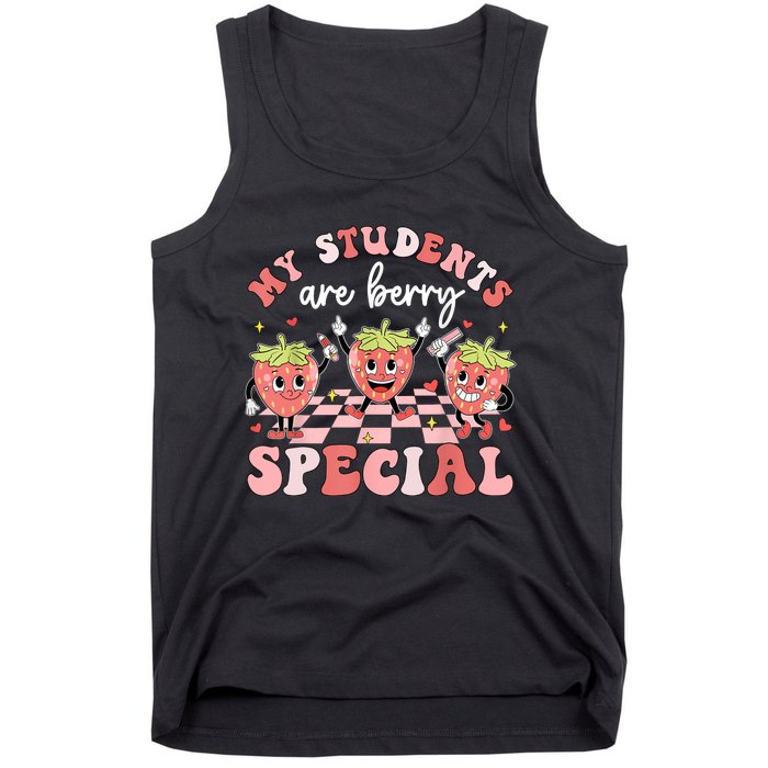 My Students Are Berry Special ValentineS Day Teacher Tank Top