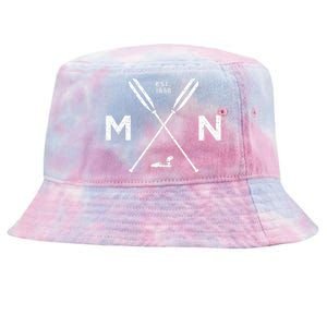 Minnesota State Awesome Mn Nice Adventure 1858 Loon Tie-Dyed Bucket Hat