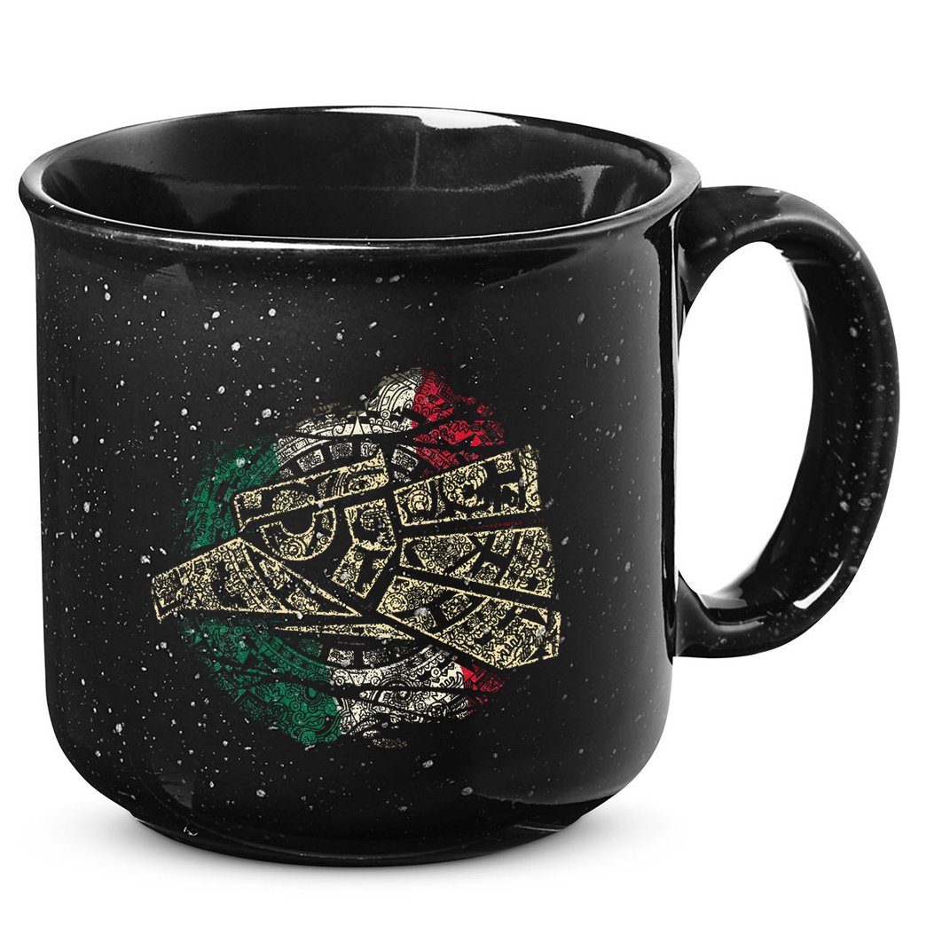 Mexico Sacred Aztec Calendar Mexican Eagle Archeological 15oz Campfire Ceramic Mug