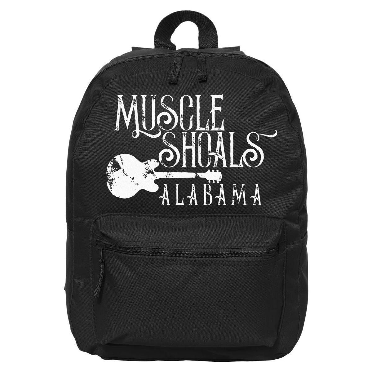 Muscle Shoals Alabama With Guitar Swampy Soul Music Fans 16 in Basic Backpack