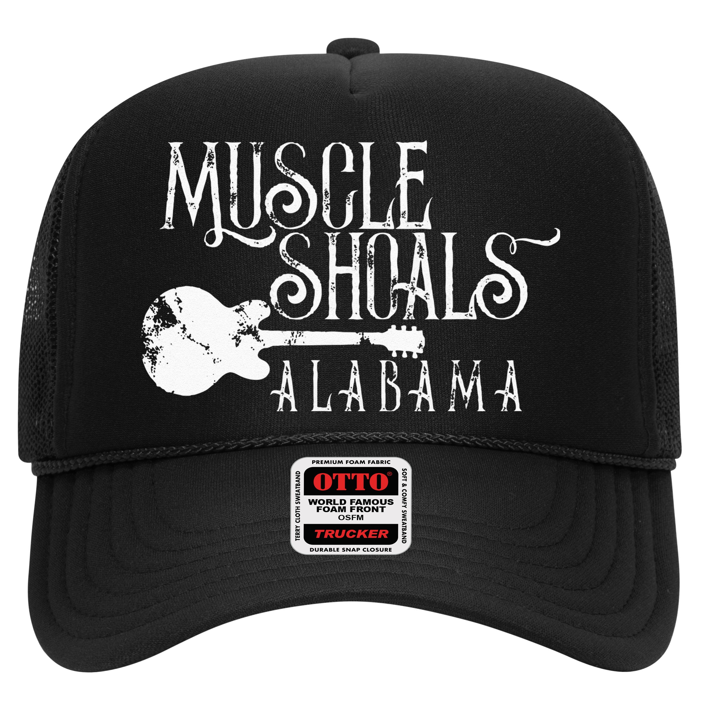 Muscle Shoals Alabama With Guitar Swampy Soul Music Fans Hat