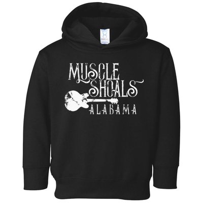 Muscle Shoals Alabama With Guitar Swampy Soul Music Fans Toddler Hoodie
