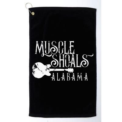 Muscle Shoals Alabama With Guitar Swampy Soul Music Fans Golf Towel