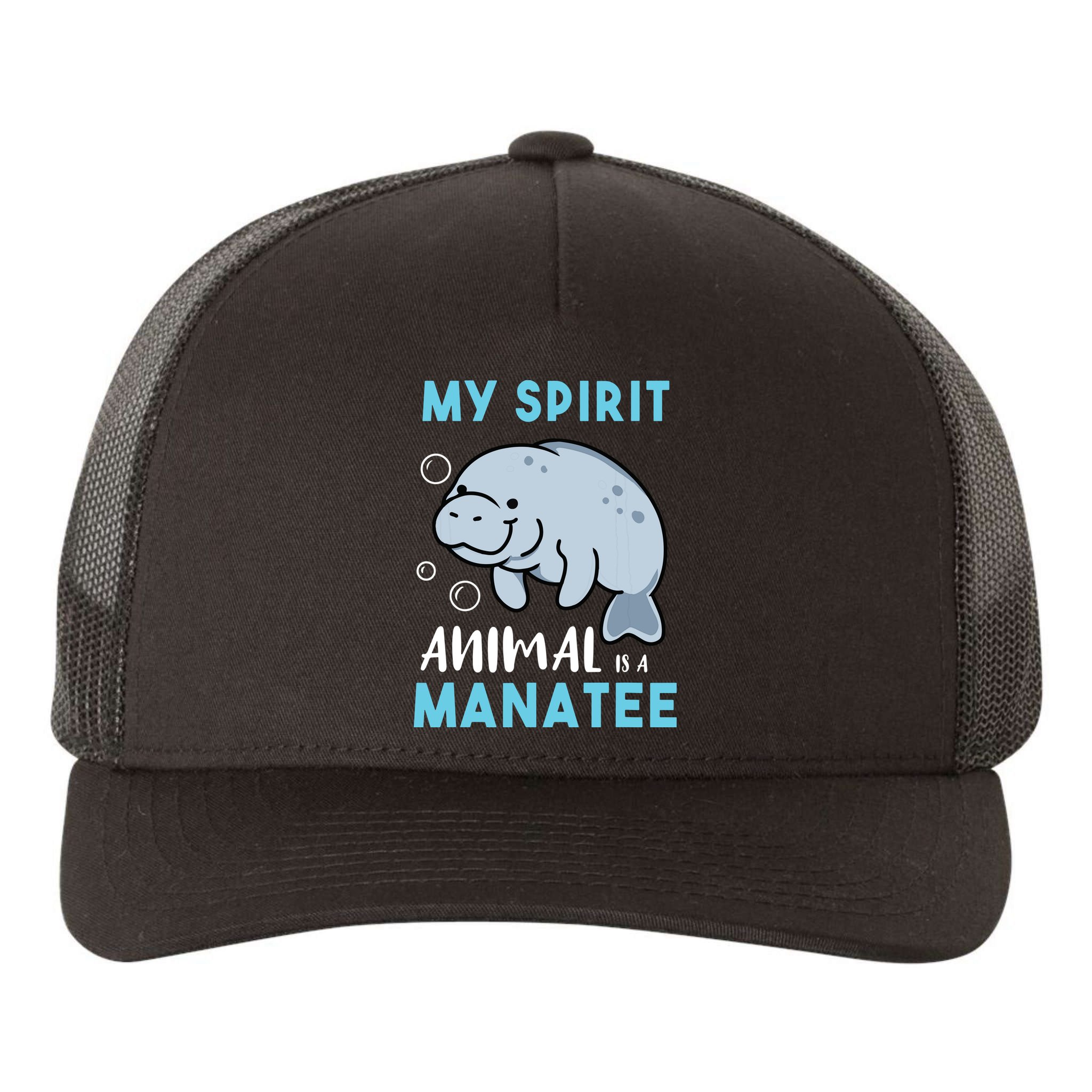My Spirit Animal Is A Manatee Marine Biologist Gift Yupoong Adult 5-Panel Trucker Hat