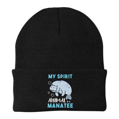 My Spirit Animal Is A Manatee Marine Biologist Gift Beanie