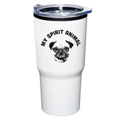 My Spirit Animal Pug Funny Dog Mom And Dog Dad Tumbler