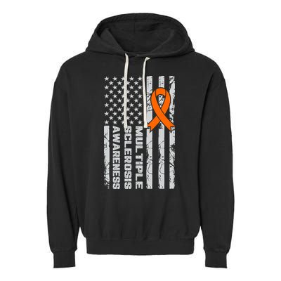 Multiple Sclerosis Awareness MS Garment-Dyed Fleece Hoodie