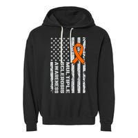 Multiple Sclerosis Awareness MS Garment-Dyed Fleece Hoodie