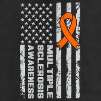 Multiple Sclerosis Awareness MS 7 Panel Mesh Trucker Snapback Hat