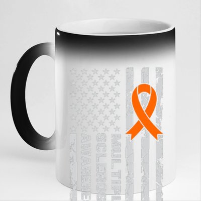 Multiple Sclerosis Awareness MS 11oz Black Color Changing Mug