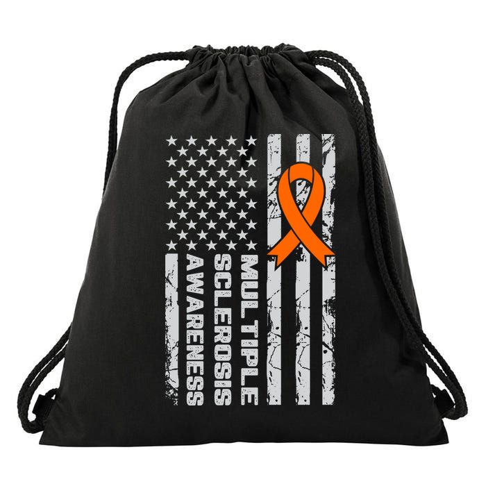 Multiple Sclerosis Awareness MS Drawstring Bag