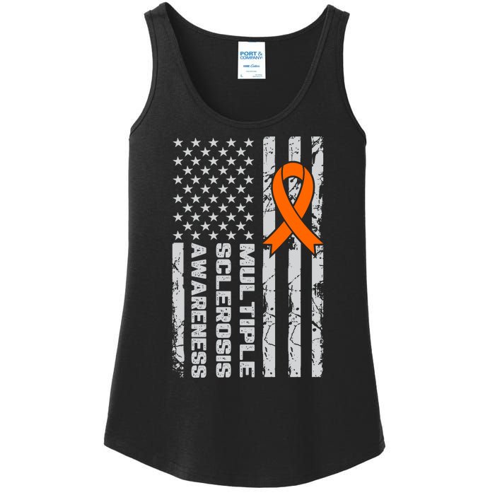 Multiple Sclerosis Awareness MS Ladies Essential Tank