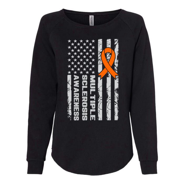 Multiple Sclerosis Awareness MS Womens California Wash Sweatshirt