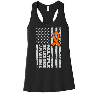 Multiple Sclerosis Awareness MS Women's Racerback Tank