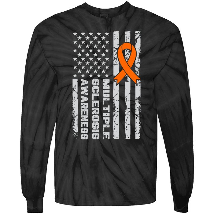 Multiple Sclerosis Awareness MS Tie-Dye Long Sleeve Shirt