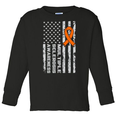 Multiple Sclerosis Awareness MS Toddler Long Sleeve Shirt