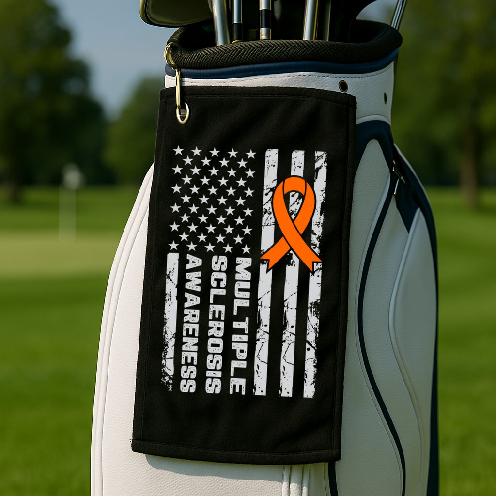 Multiple Sclerosis Awareness MS Golf Towel