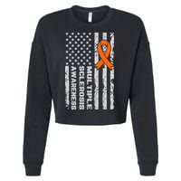 Multiple Sclerosis Awareness MS Cropped Pullover Crew