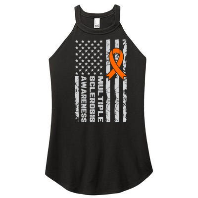 Multiple Sclerosis Awareness MS Women's Perfect Tri Rocker Tank