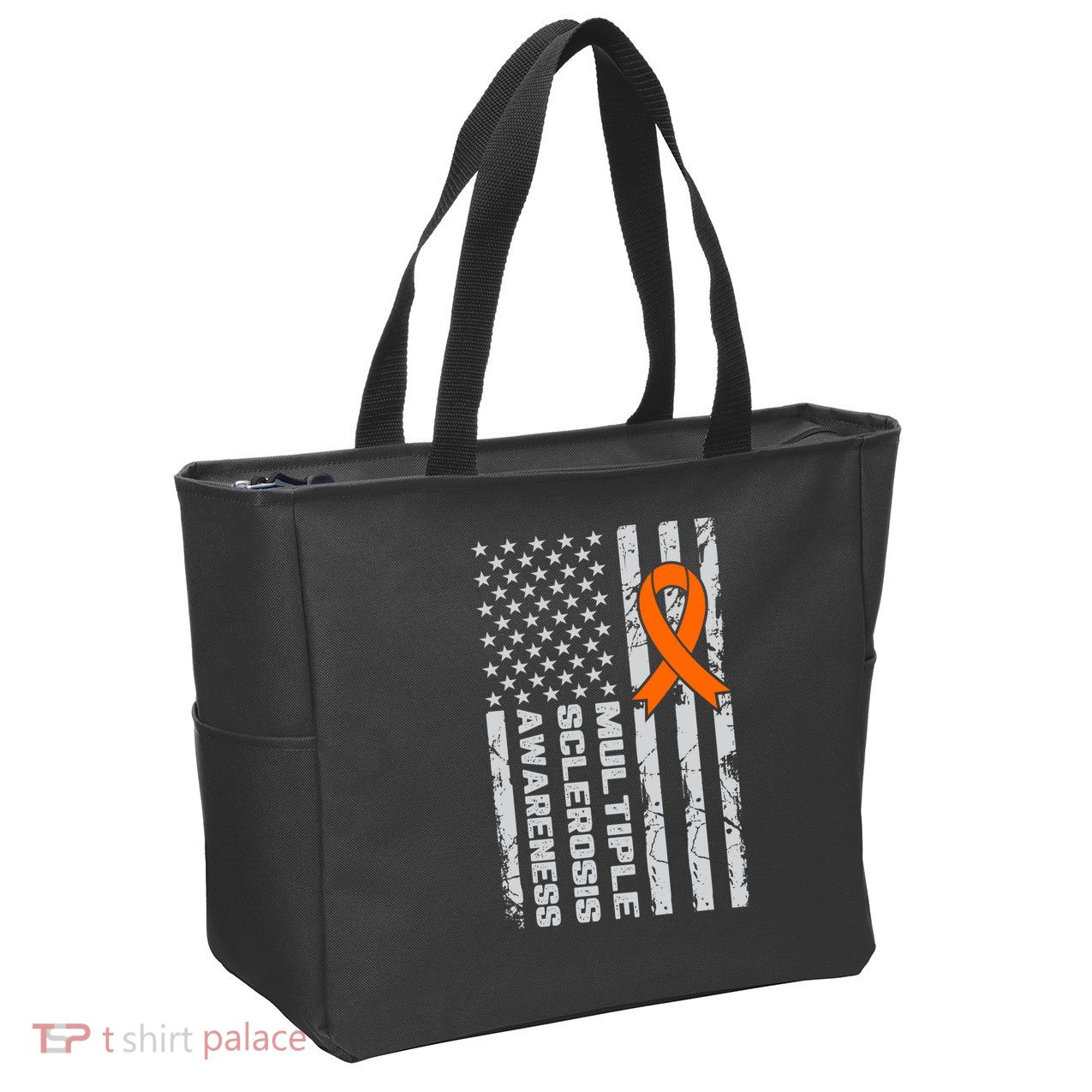 Multiple Sclerosis Awareness MS Zip Tote Bag