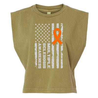 Multiple Sclerosis Awareness MS Garment-Dyed Women's Muscle Tee