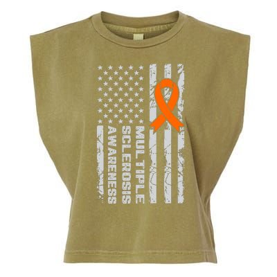 Multiple Sclerosis Awareness MS Garment-Dyed Women's Muscle Tee