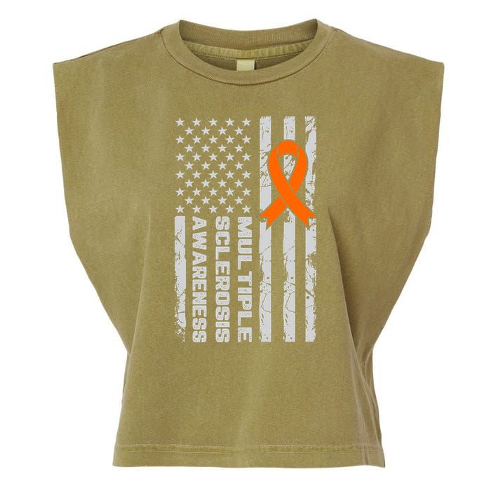 Multiple Sclerosis Awareness MS Garment-Dyed Women's Muscle Tee
