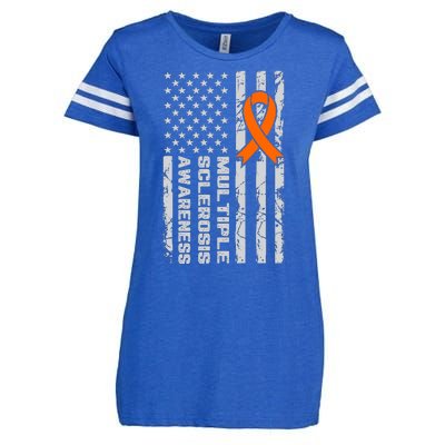 Multiple Sclerosis Awareness MS Enza Ladies Jersey Football T-Shirt