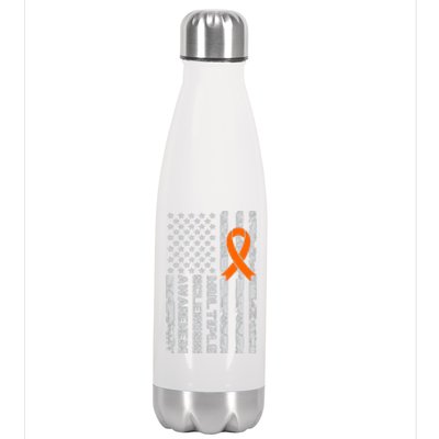 Multiple Sclerosis Awareness MS Stainless Steel Insulated Water Bottle