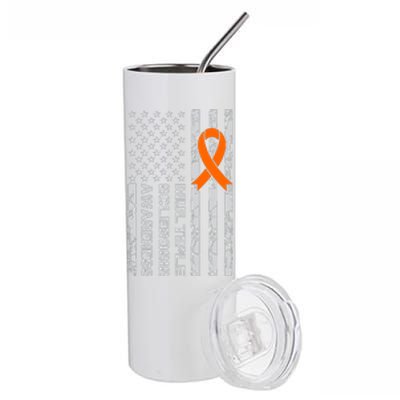 Multiple Sclerosis Awareness MS Stainless Steel Tumbler