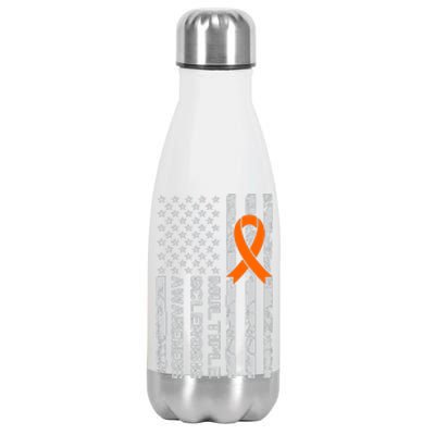 Multiple Sclerosis Awareness MS Stainless Steel Insulated Water Bottle