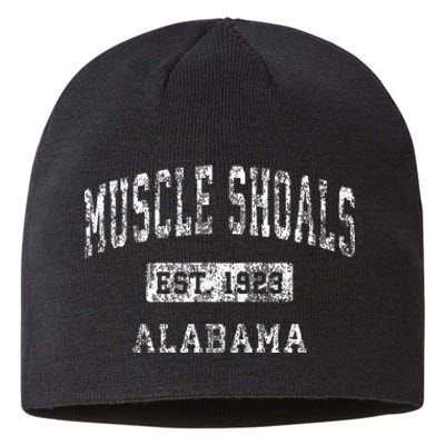 Muscle Shoals Alabama Al Vintage Established Sports Sustainable Beanie